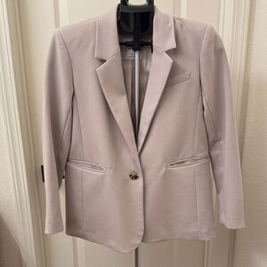 Abercrombie & Fitch Taupe Single-Button Women's Blazer